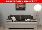 Amsterdam ágyneműtartós ágykanapé választható szövettel