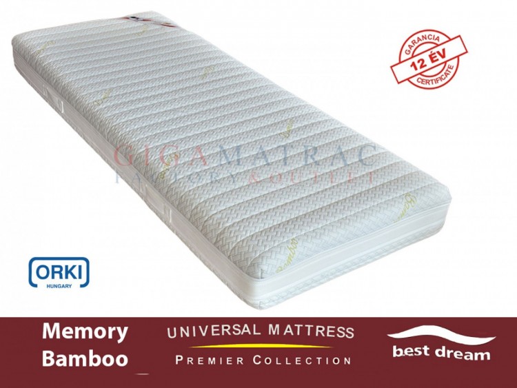 Best Dream Memory Bamboo emlékezőhab vákuum gyógymatrac