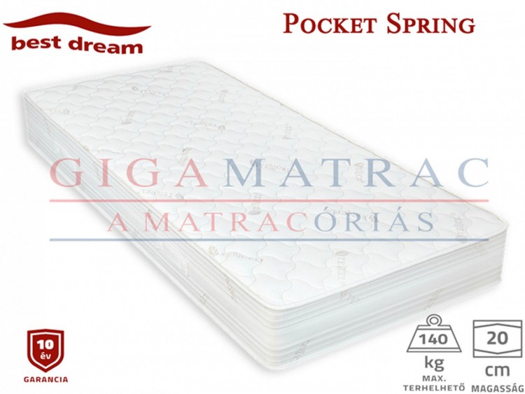 Best Dream Pocket Spring zsákrugós matrac