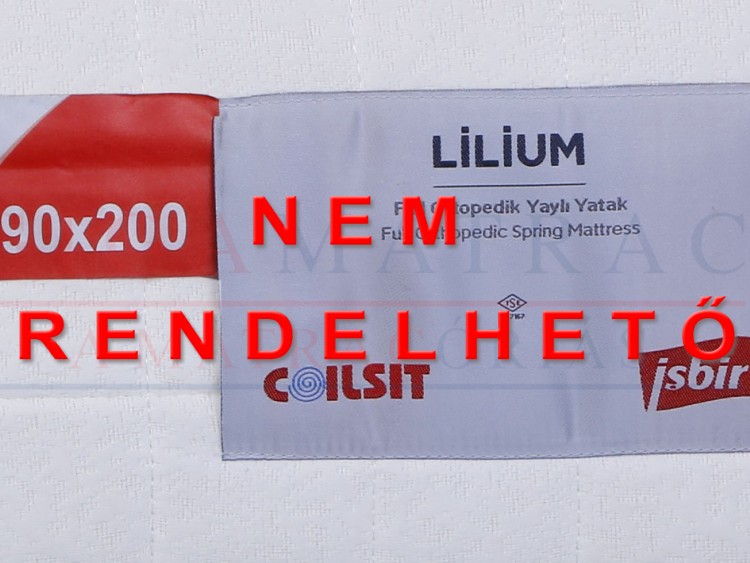 Isbir Lilium felirat