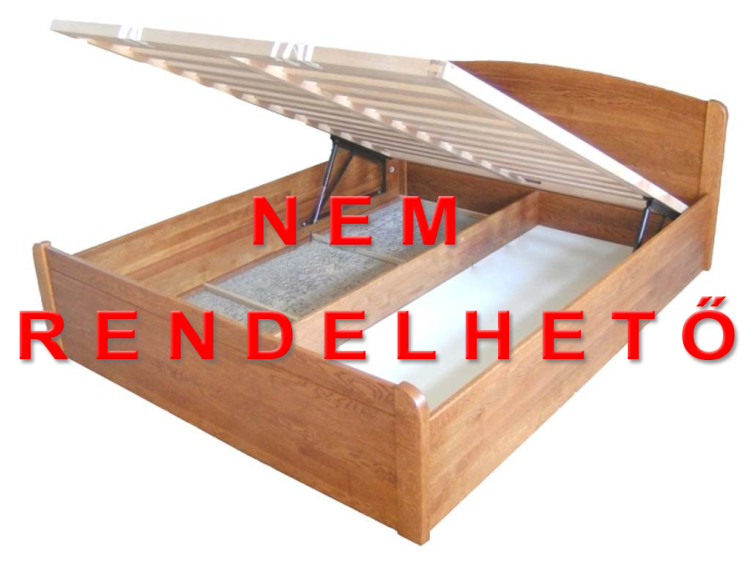 Anton ágyneműtartós bükk ágykeret