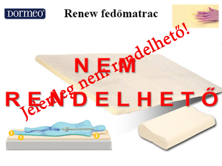 Dormeo Renew fedőmatrac 6cm