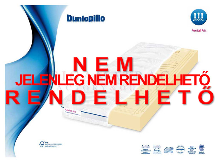 Dunlopillo Aerial Air 1800 hideghab matrac GigaMatrac Factory&Outlet
