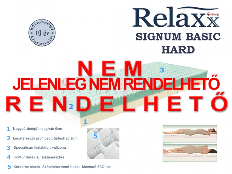 RelaXx Signum Basic Hard matrac