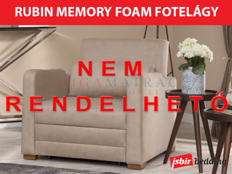 Isbir Rubin Memory Foam fotelágy