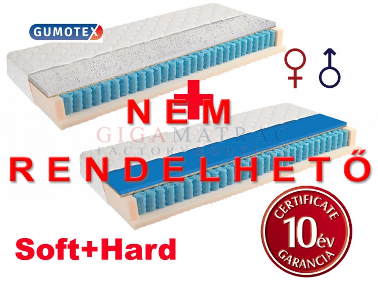 Gumotex Eliza-Vanessa női+férfi oldalas matrac